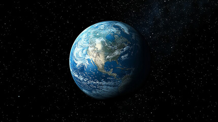 Obraz premium A massive extraterrestrial planet looms in the vast cosmos sky, symbolizing chaos, mystery, and the unknown forces that govern the universe, captivating the imagination of all who gaze upon it