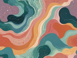 Obraz premium seamless pattern with fishes