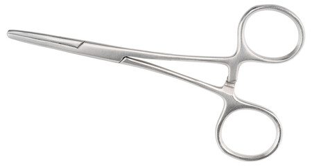 Forceps tool. Kelly forceps scissors. Stainless steel hemostatic forceps surgical forceps with...