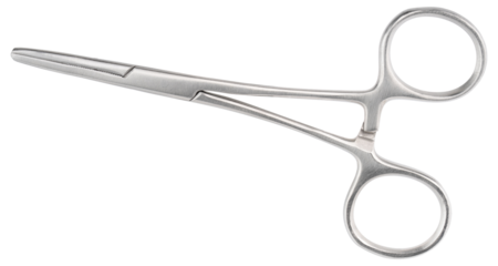 Forceps tool. Kelly forceps scissors. Stainless steel hemostatic forceps surgical forceps with locking clamps. Fishing pliers curved, straight tip. Fishing hook extractor. Medical instrument, supply