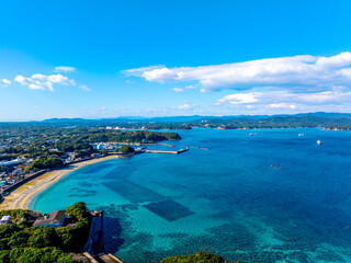 Naklejka premium 的矢湾 うらの浜（三重県志摩市）