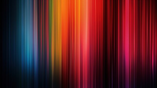 Vibrant abstract vertical gradient lines in multicolor tones