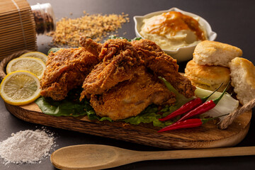 Golden Fried Chicken Feast – Crispy and Delicious Comfort Food