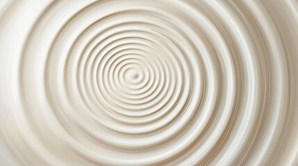 Swirling patterns create a mesmerizing abstract background in soft neutral tones and intricate circular designs