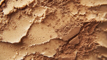 Fototapeta premium Close-up of rich, creamy chocolate ice cream. Perfect for food blogs, menus, or advertising delicious desserts.