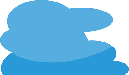 Blue Cloudscape Illustration
