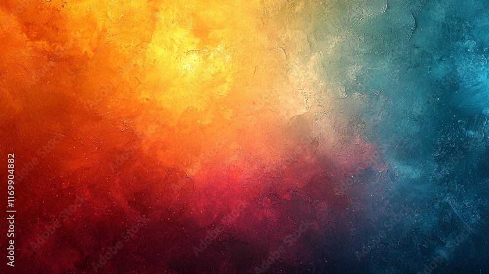 Aufkleber vibrant abstract background with warm and cool tones blending seamlessly. ideal for design projects 