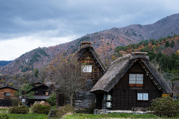 岐阜県白川郷合掌造りの家
