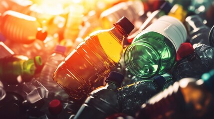 Urban Waste in a High Contrast 3D Style