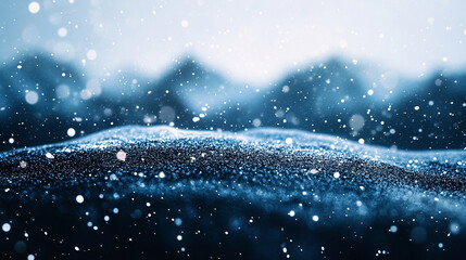 White snowy mountains under a vibrant blue sky symbolizing travel lifestyle resilience and challenges ideal for adventurous journeys or serene getaways capturing nature's majestic and inspiring essenc