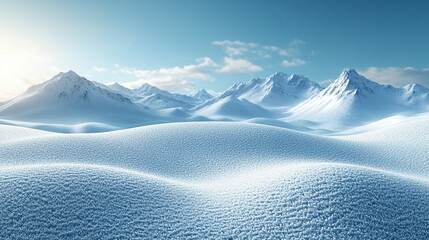 White snowy mountains under a vibrant blue sky symbolizing travel lifestyle resilience and challenges ideal for adventurous journeys or serene getaways capturing nature's majestic and inspiring essenc