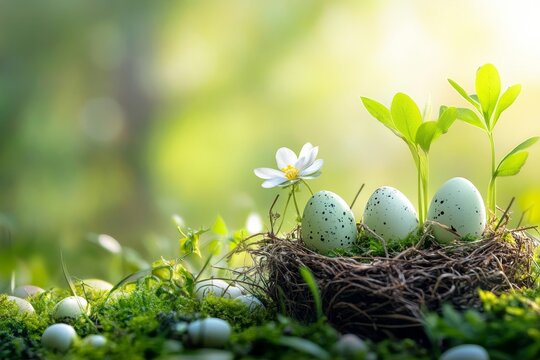 Exploring environmental themes in easter  embracing spring and the renewal of life