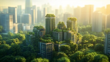 Eco-Cityscape: A Vision of Sustainable Urban Living