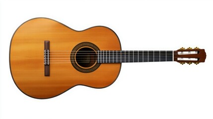 Classic wooden acoustic guitar, a timeless instrument.