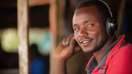 Customer care and service with an African representative providing professional assistance, ensuring customer satisfaction through attentive support. The scene highlights the importance of personalize