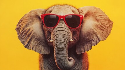 Elephant in Sunglasses