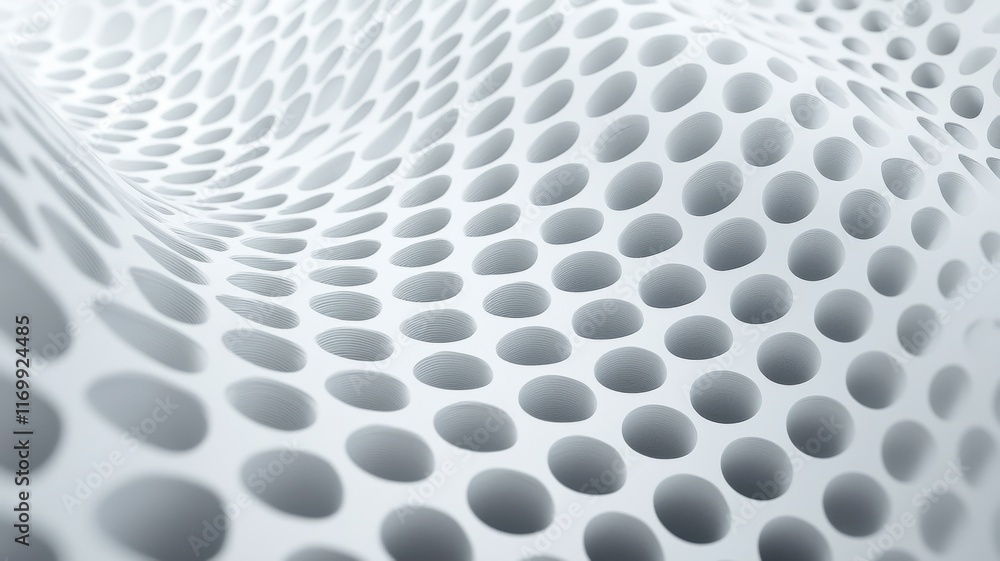 Poster abstract surface pattern with circular holes for creative use.