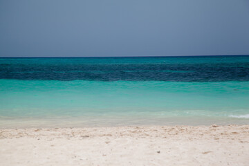 Beautiful tranquil sand beach, Guardalavaca, Holguin province, Cuba
