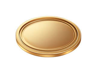 Elegant golden badge or seal design.