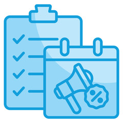 Event Coordination Icon Element For Design