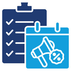 Event Coordination Icon Element For Design