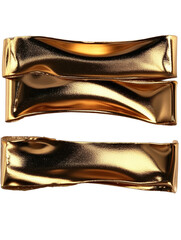 Shiny gold texture with unique wavy pattern.