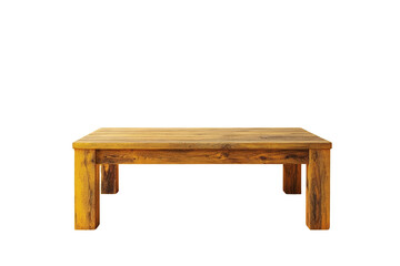 Fototapeta premium Simple wooden table with clean lines.