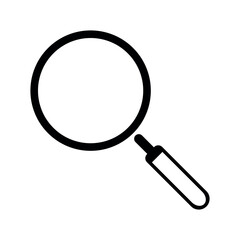 Search magnifier  glass icon.