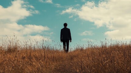 Solitude in a Golden Field: A Man's Journey