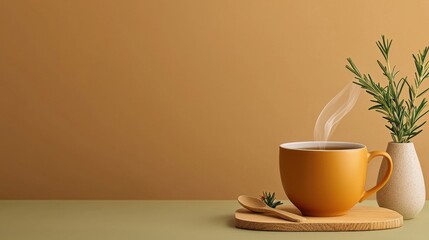 [Everyday Rituals health traditions] Warm Morning Break with Coffee and Thyme