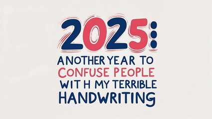 Twenty Twenty Five Another Year To Confuse People With My Terrible Handwriting