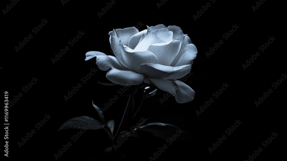 Poster a deep black background with a subtle vignette effect, creating a moody and mysterious copy space. n