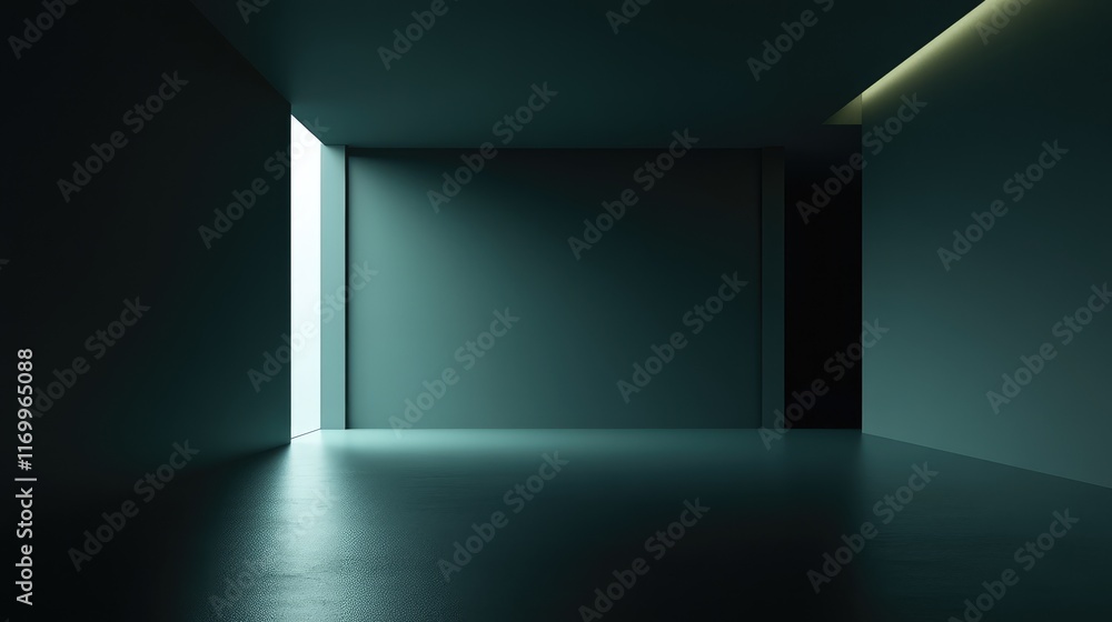 Aufkleber black background with a soft green glow in one corner, creating a mysterious atmosphere. no text, no