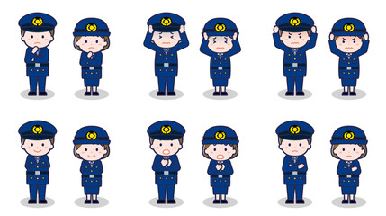 警察官の男女 05