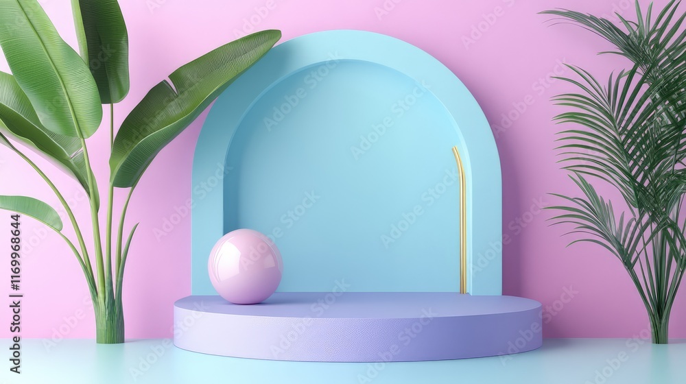Poster gradient background transitioning from soft violet to pastel blue, for a calming effect. no text, no