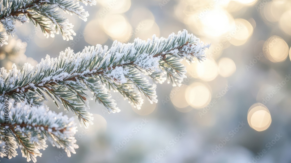 Aufkleber icy gray background with subtle hints of glittering frost and soft light bokeh for a holiday vibe. n