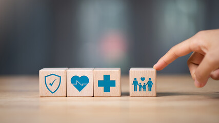 Protection and insurance concept car home and health ,Preventing and evaluating potential business...