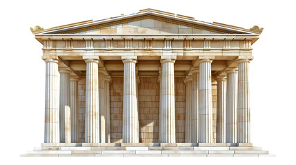 Naklejka premium ancient greek temple