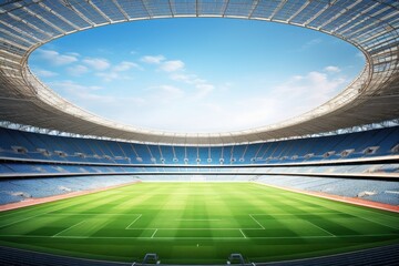 Spectacular soccer match stadium sports photography outdoor aerial view excitement