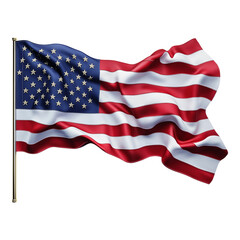 Fototapeta premium flag of the us america country