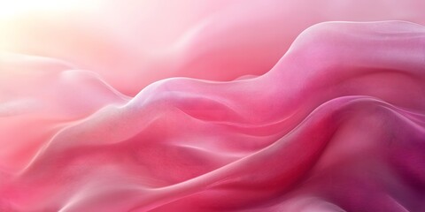 Fototapeta premium Abstract Pink Fabric Wave Texture Background