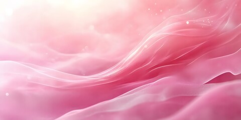 Pink Fabric Waves Abstract Soft Background