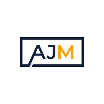 The AJM logo features the letters "A," "J," and "M" in a bold, sans-serif font, enclosed within a clean, rectangular frame. The letters are stacked vertically, with the "A" slightly larger 