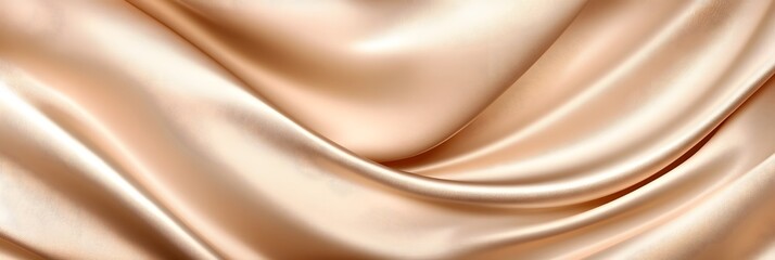 Elegant Draped Silk Fabric, Luxurious