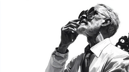 graphic resource for engineer on white background