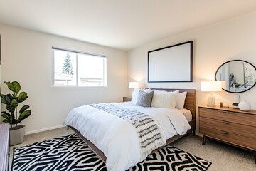 room with bed