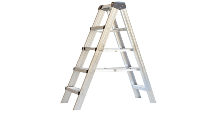 A ladder with a triangle shape on transparent background.PNG