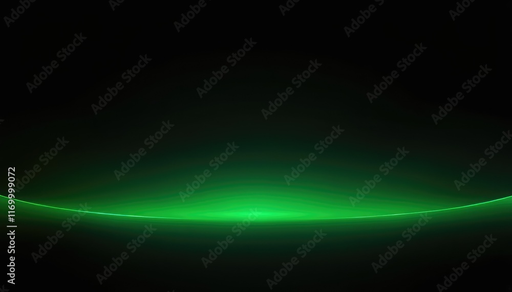 Poster abstract green lines background flow dynamic wave motion visualization magic vector illustration 6