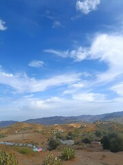 landscape with mountains