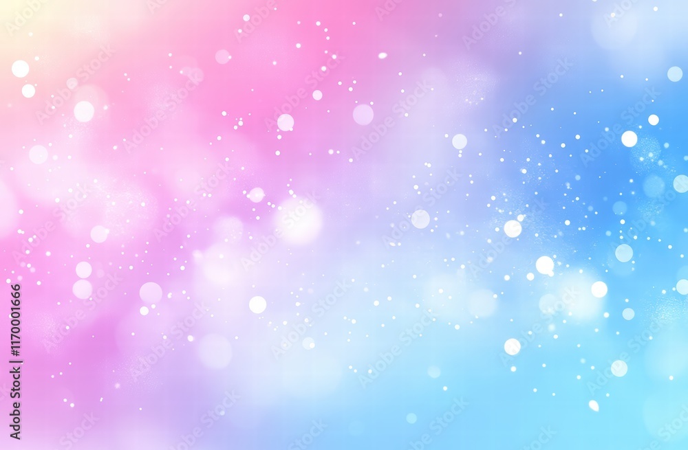 Poster soft abstract blue and pink background with blurred light and bokeh effects for elegant and modern d